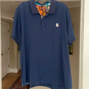 Robert Graham Royal Blue Men’s polo size XXL